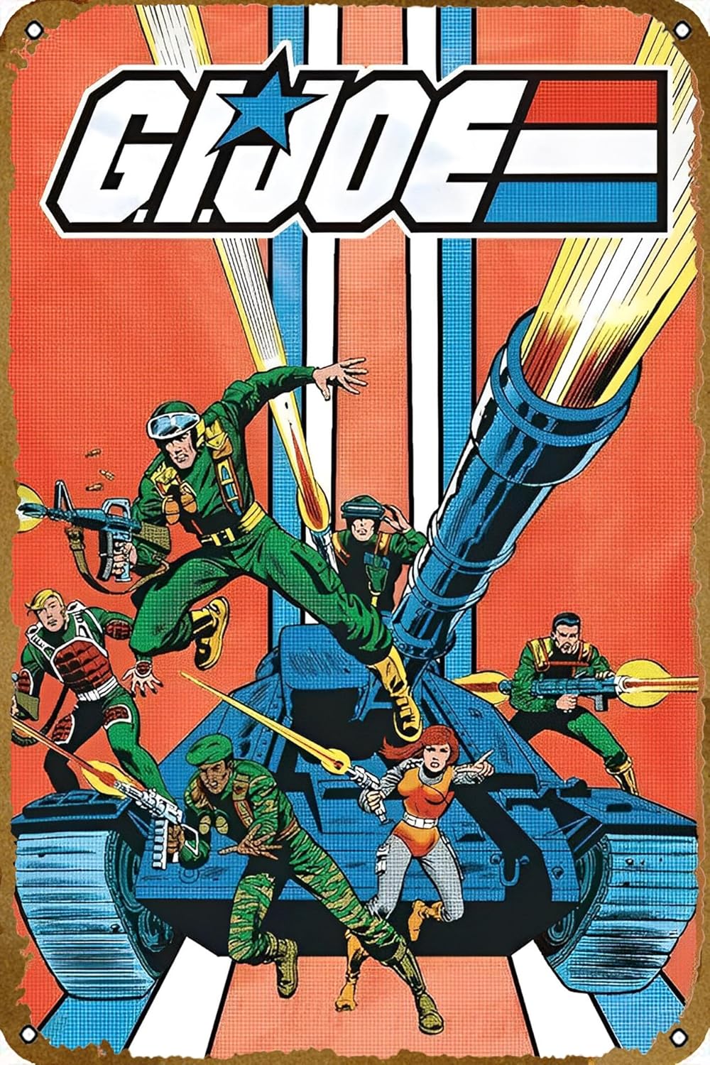 Vintage Collectible Posters - Gi Joe – Танк – Постер
