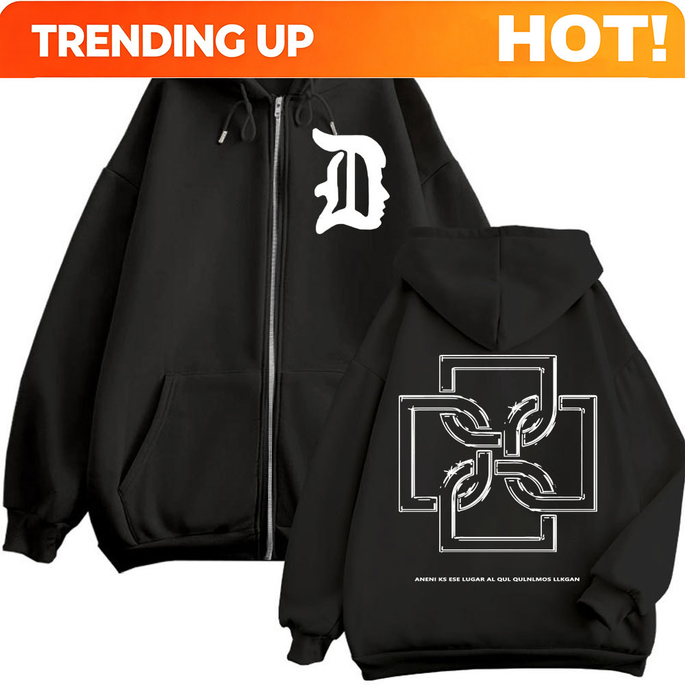 Vintage Zip Hoodie - Кастомизированная толстовка с логотипом рэпера Дуки,
