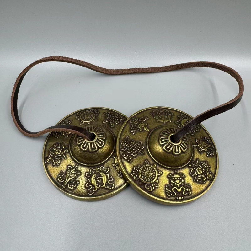 Vintage Collectible Bells - Латунный колокольчик Nibor, с дизайном «два