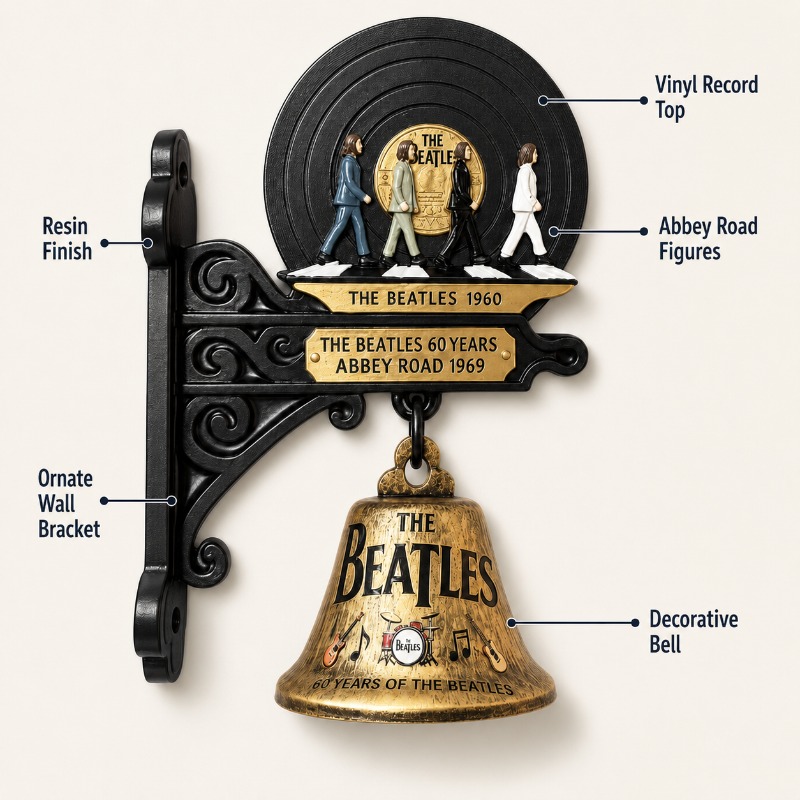 Vintage Collectible Bells - Настенный декор в стиле ретро: колокольчик