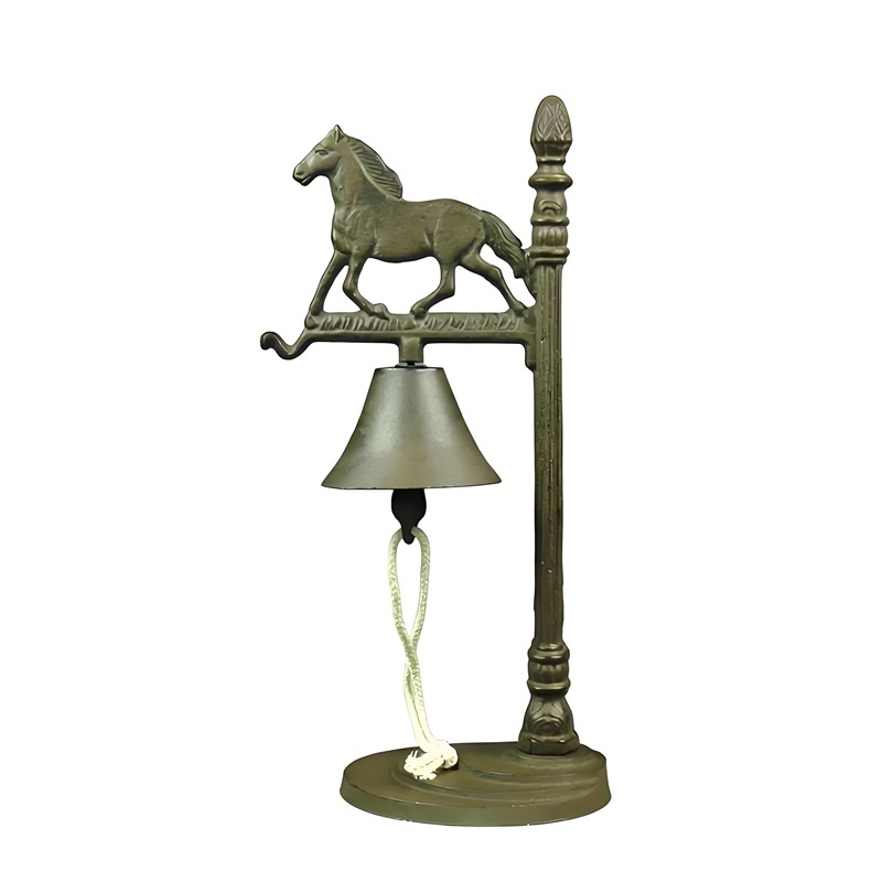 Vintage Collectible Bells - Винтажный чугунный колокольчик в форме лошади,