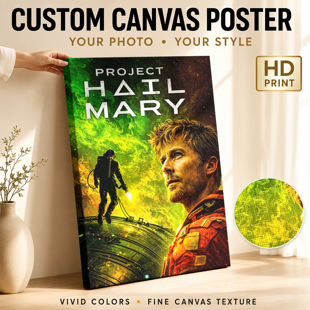 Vintage Collectible Posters - Постер на холсте «Проект Хэлл Мэри»,