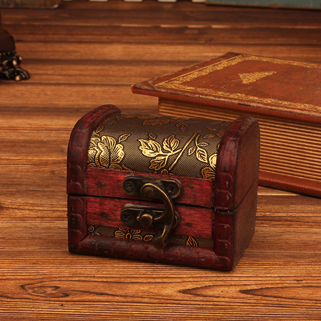 Vintage Items - Винтажная деревянная шкатулка для украшений в