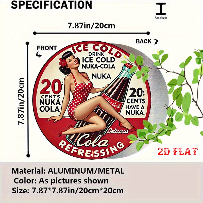 2D Flat, 1 шт. Ретро Pin-Up 7, – обзор и цена Vintage Collectible Plates