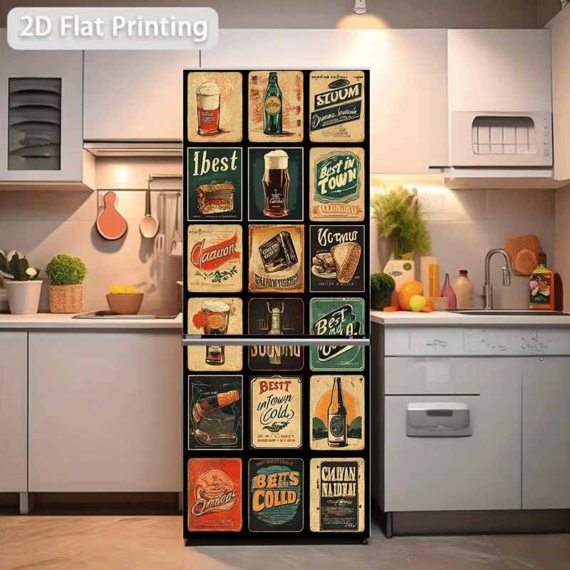 Наклейка на холодильник, накле – обзор и цена Vintage Collectible Posters